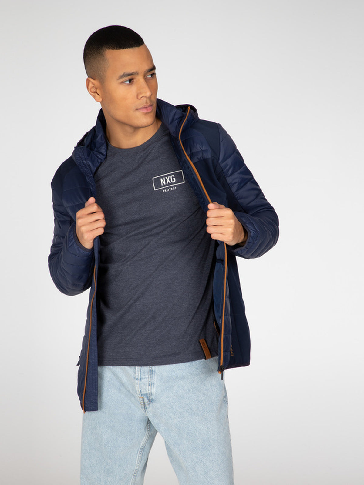 PROTEST LETTON Outerwear Jacket | Ground Blue