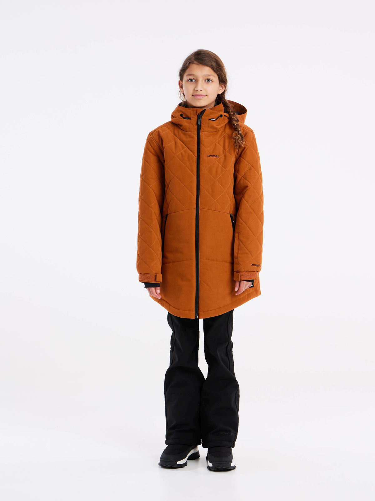 PROTEST PRTTAMIRES JR snowjacket | Nutty Cognac