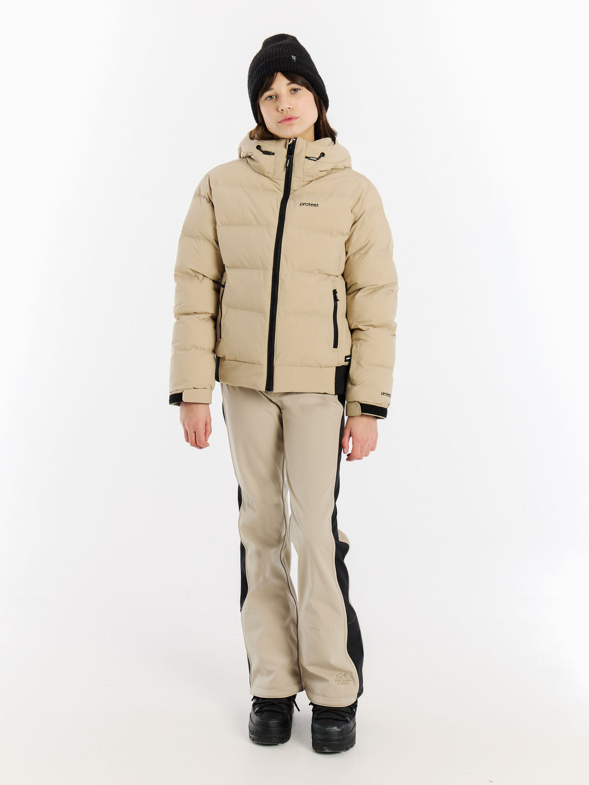 PROTEST PRTELINY JR Snowjacket | BambooBeige