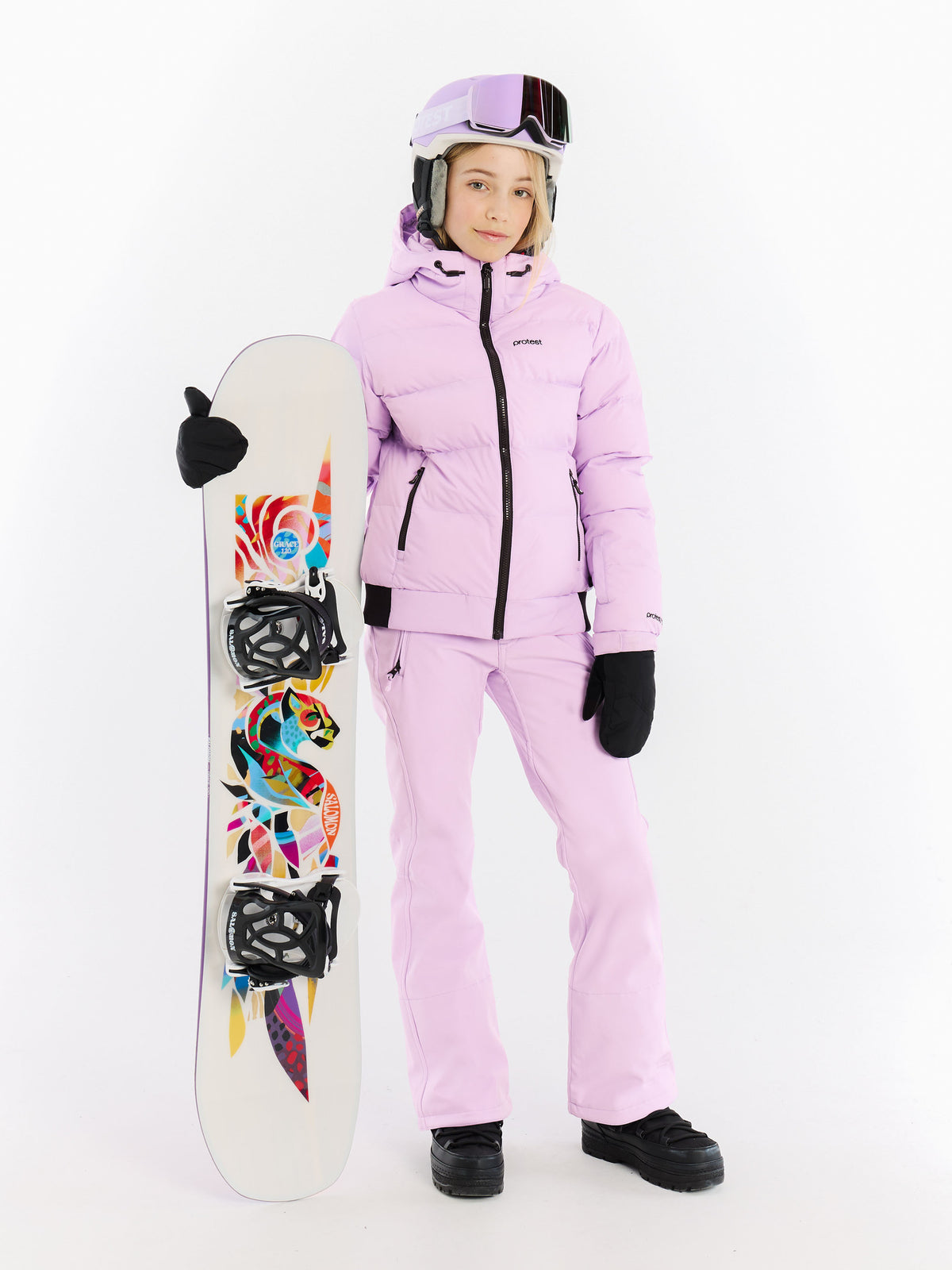 PROTEST PRTELINY JR Snowjacket | Thistle Purple