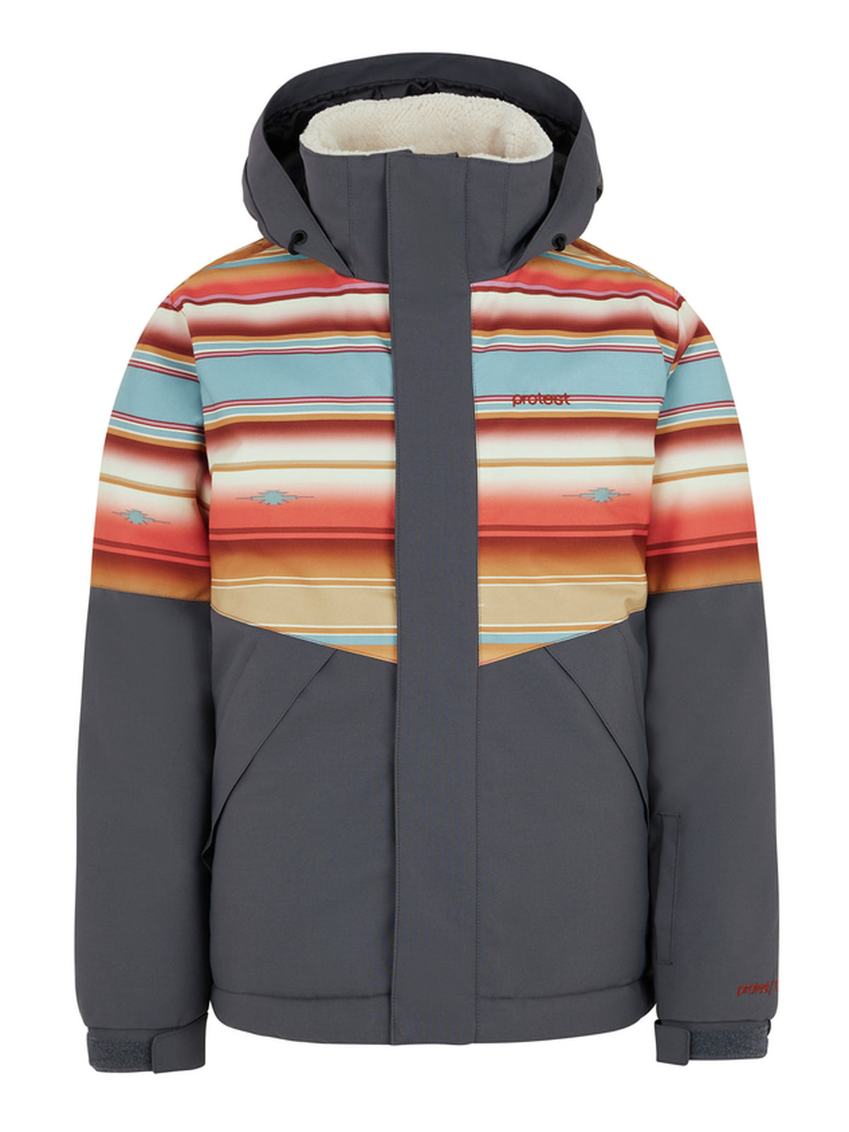 PROTEST PRTULLA JR snowjacket | Shadow Grey