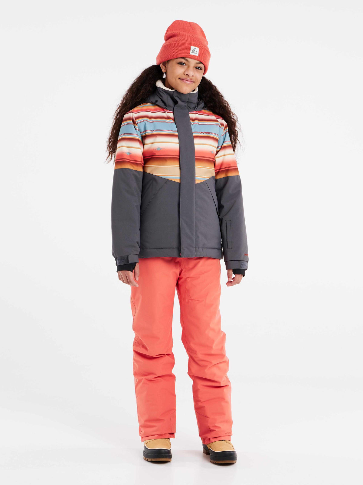 PROTEST PRTULLA JR snowjacket | Shadow Grey