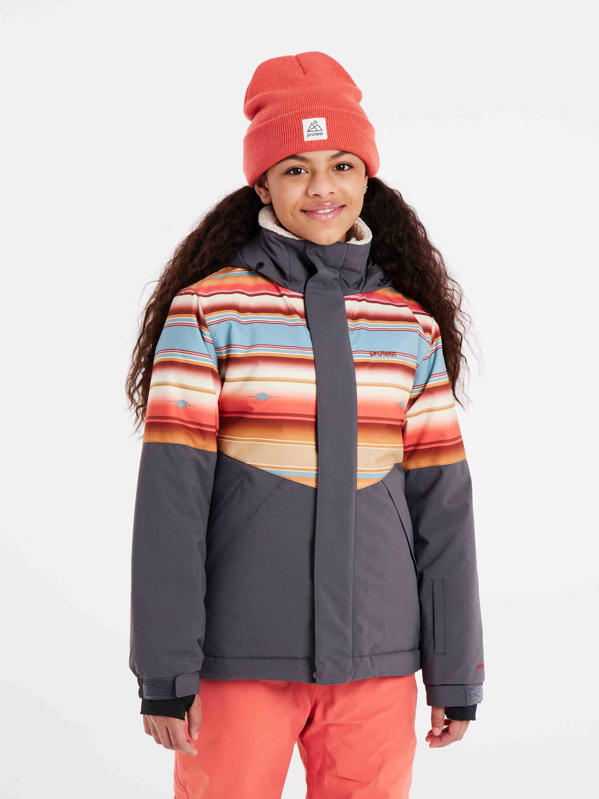 PROTEST PRTULLA JR snowjacket | Shadow Grey