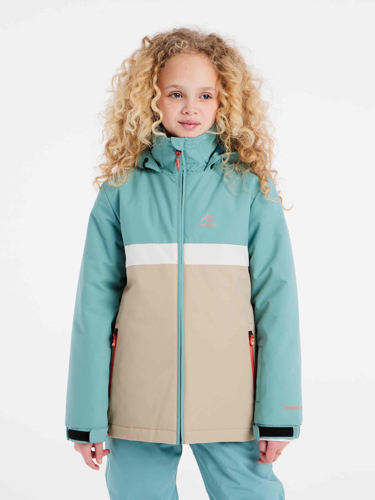 PROTEST PRTLUSOY JR snowjacket | Crocodile Green