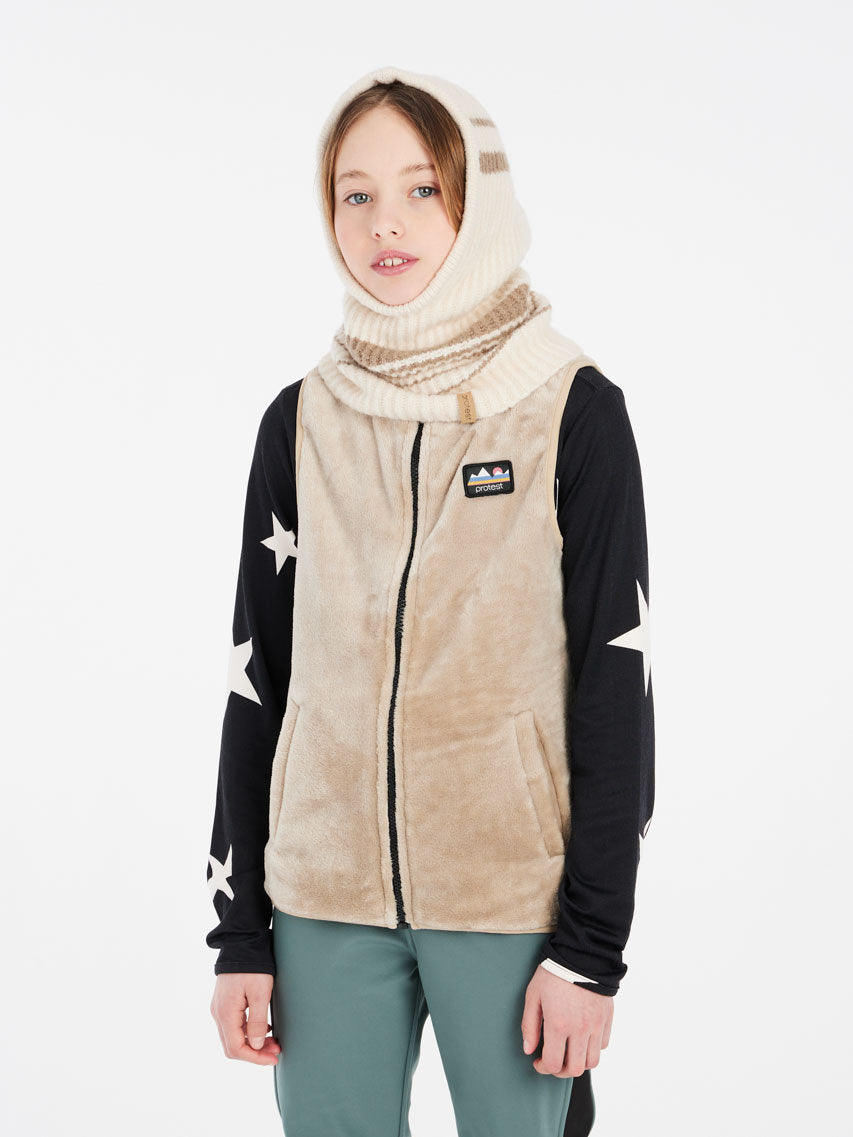 PROTEST PRTZELDA JR bodywarmer | BambooBeige