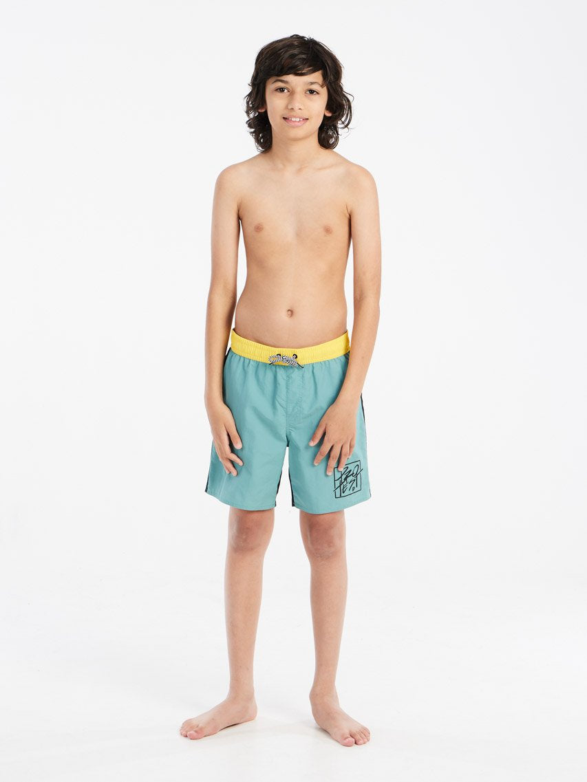 PROTEST PRTNick JR Swim shorts | Arcticgreen