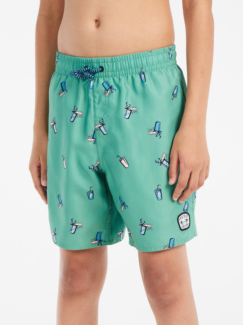 PROTEST PRTRocker JR Swim shorts | Cactus Green