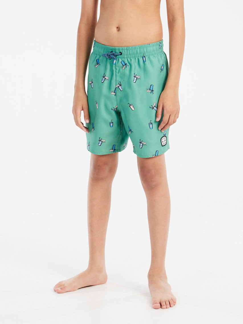 PROTEST PRTRocker JR Swim shorts | Cactus Green