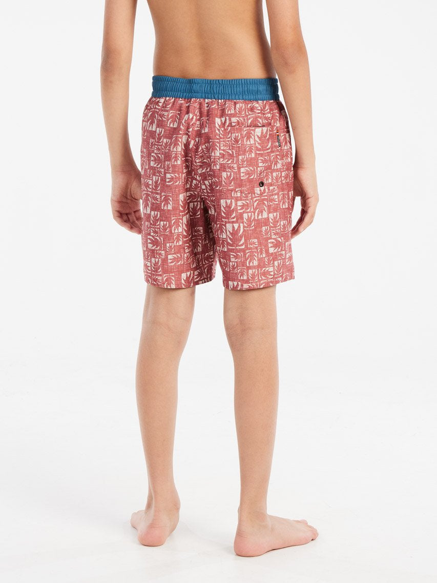 PROTEST PRTSurfin JR Swim shorts | Brick Red