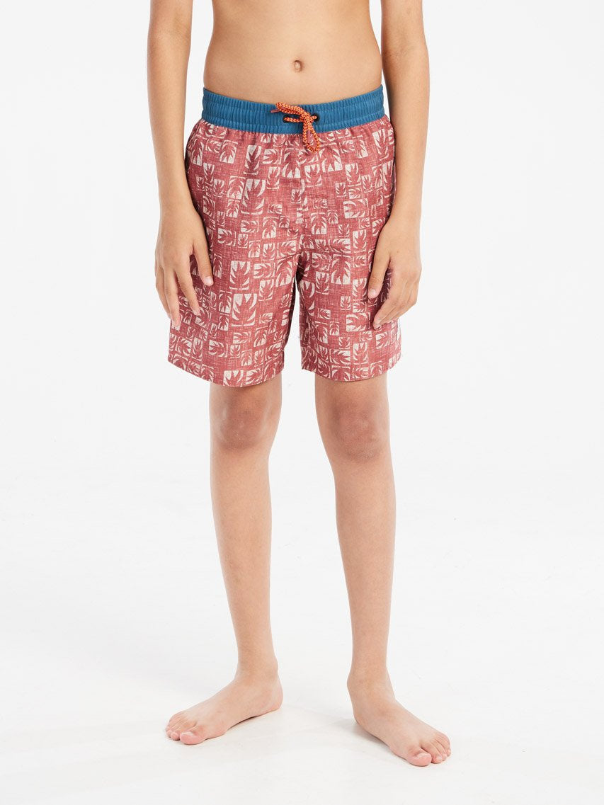 PROTEST PRTSurfin JR Swim shorts | Brick Red