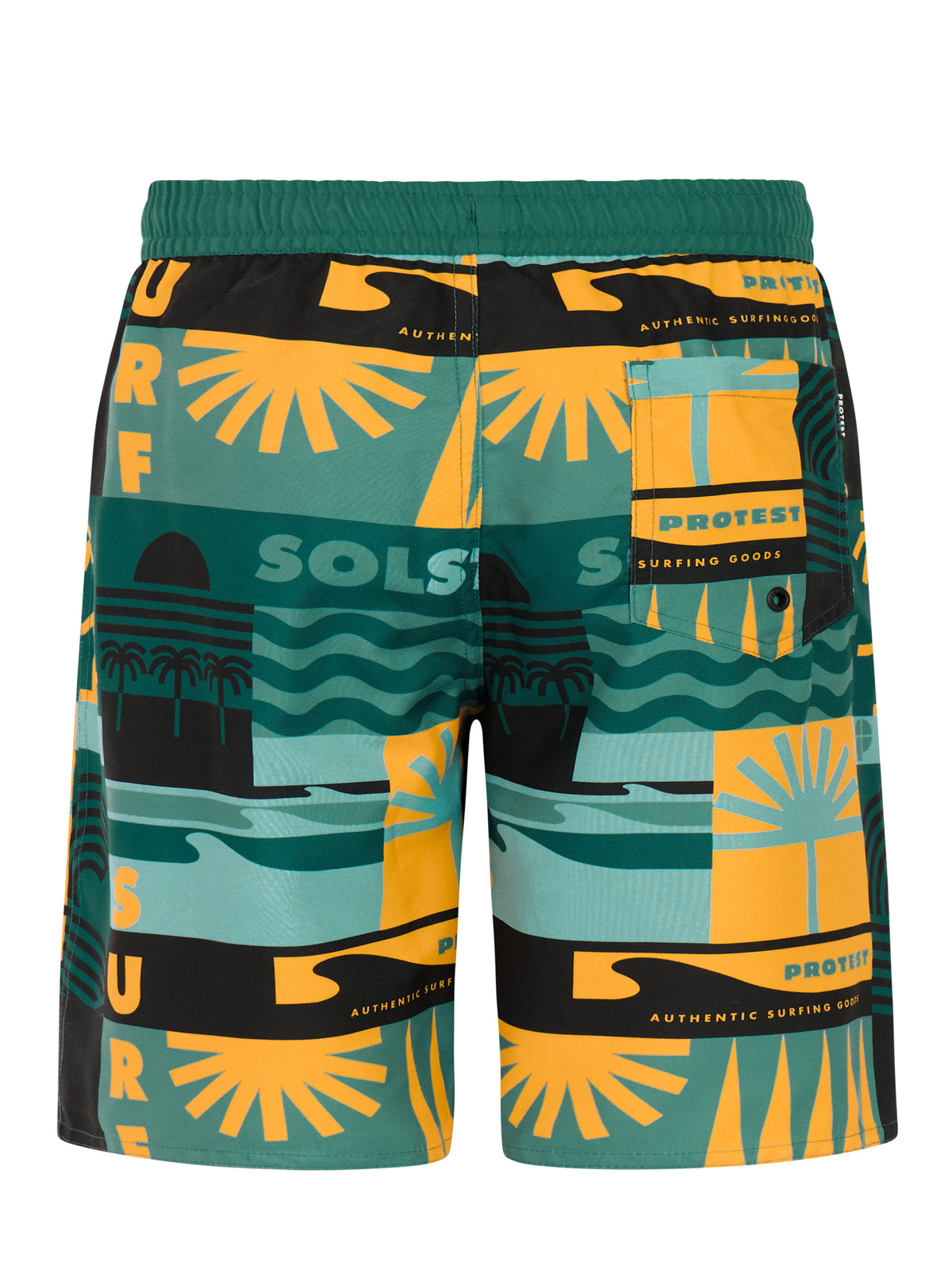 PROTEST PRTTonny JR Beach Shorts | Dark Teal