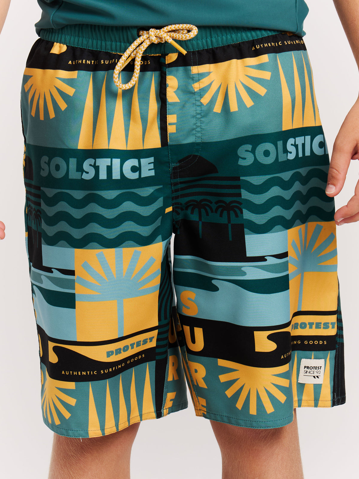 PROTEST PRTTonny JR Beach Shorts | Dark Teal