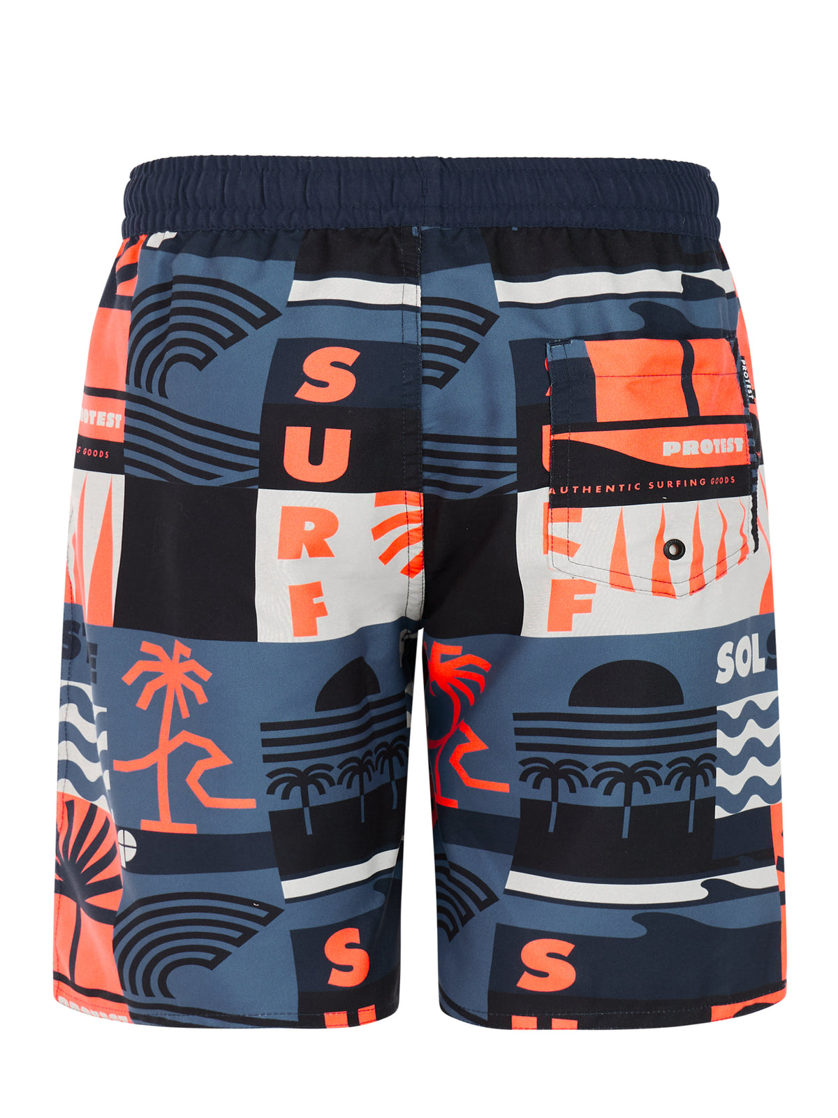 PROTEST PRTTonny JR Beach Shorts | Night Skyblue