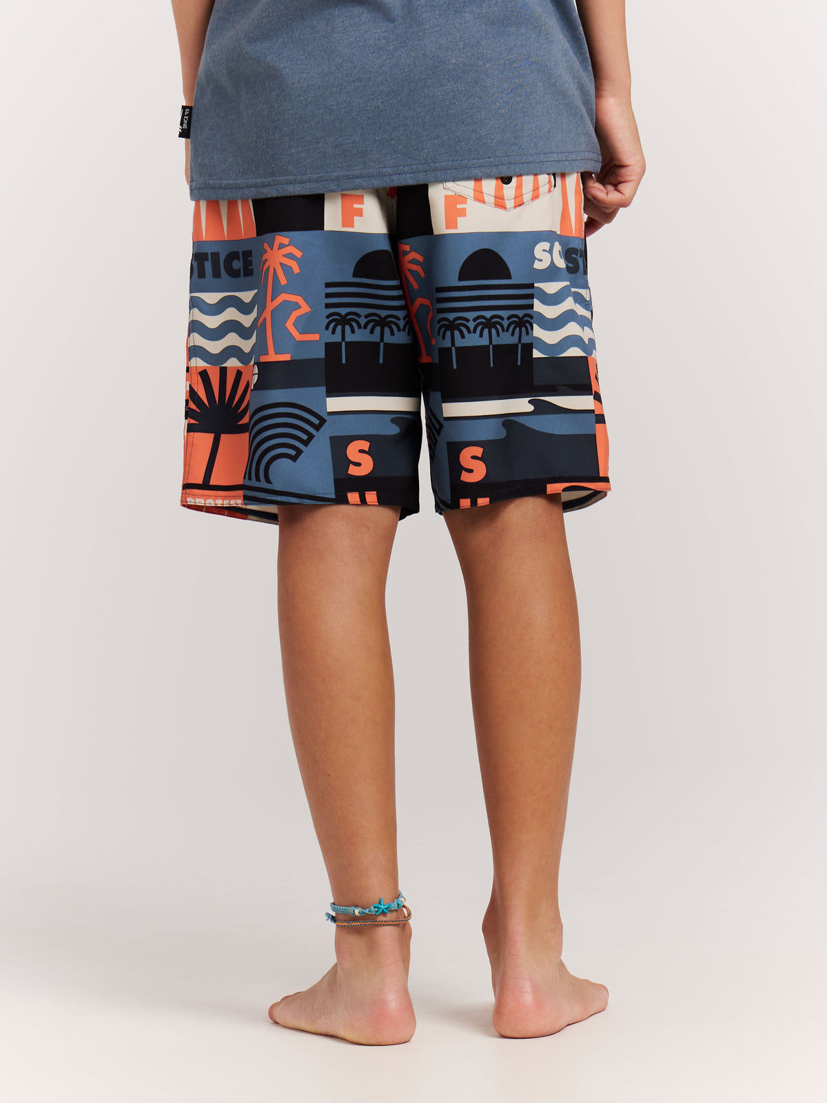 PROTEST PRTTonny JR Beach Shorts | Night Skyblue