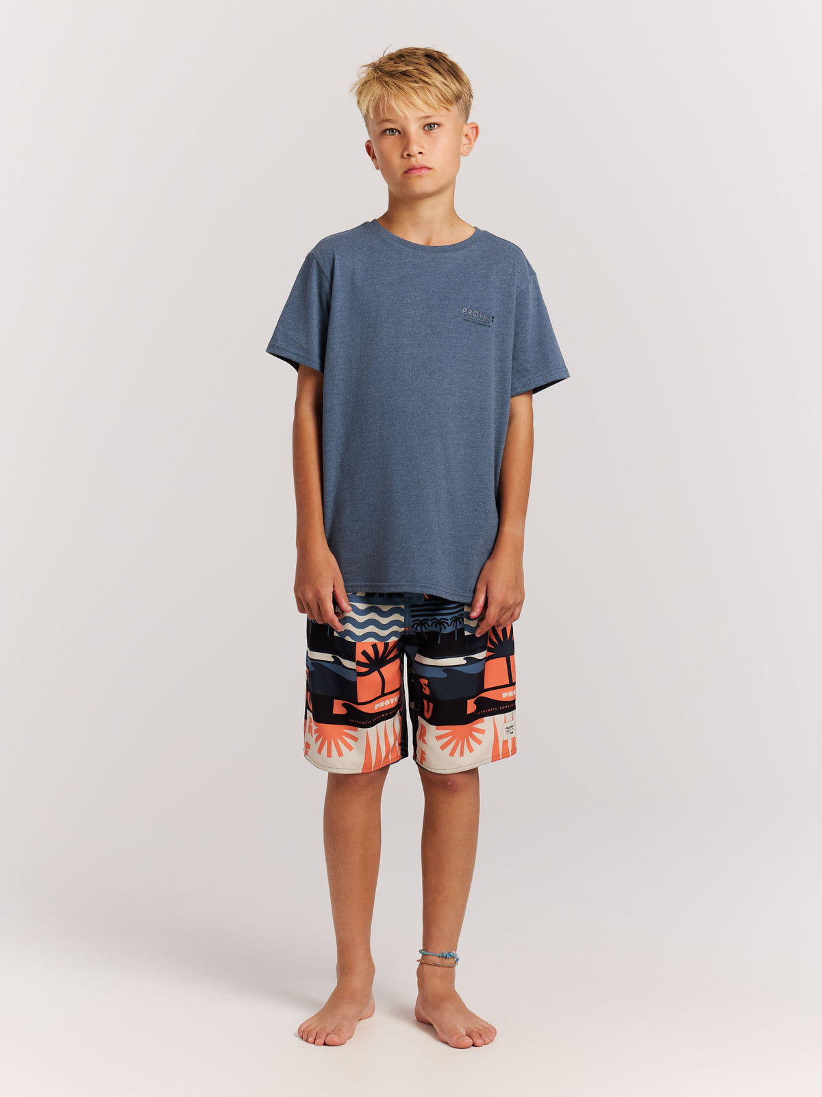 PROTEST PRTTonny JR Beach Shorts | Night Skyblue