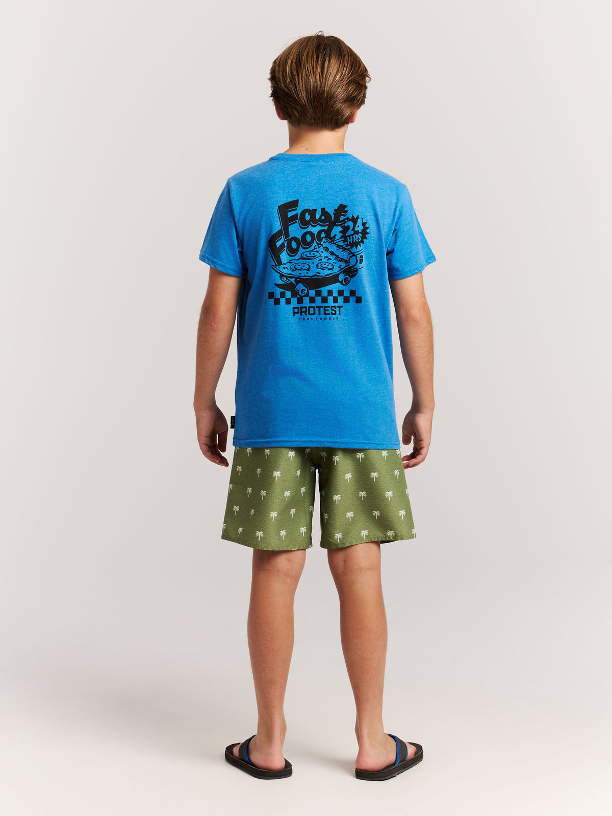 PROTEST PRTCalvin JR Beach Shorts | Fern Green
