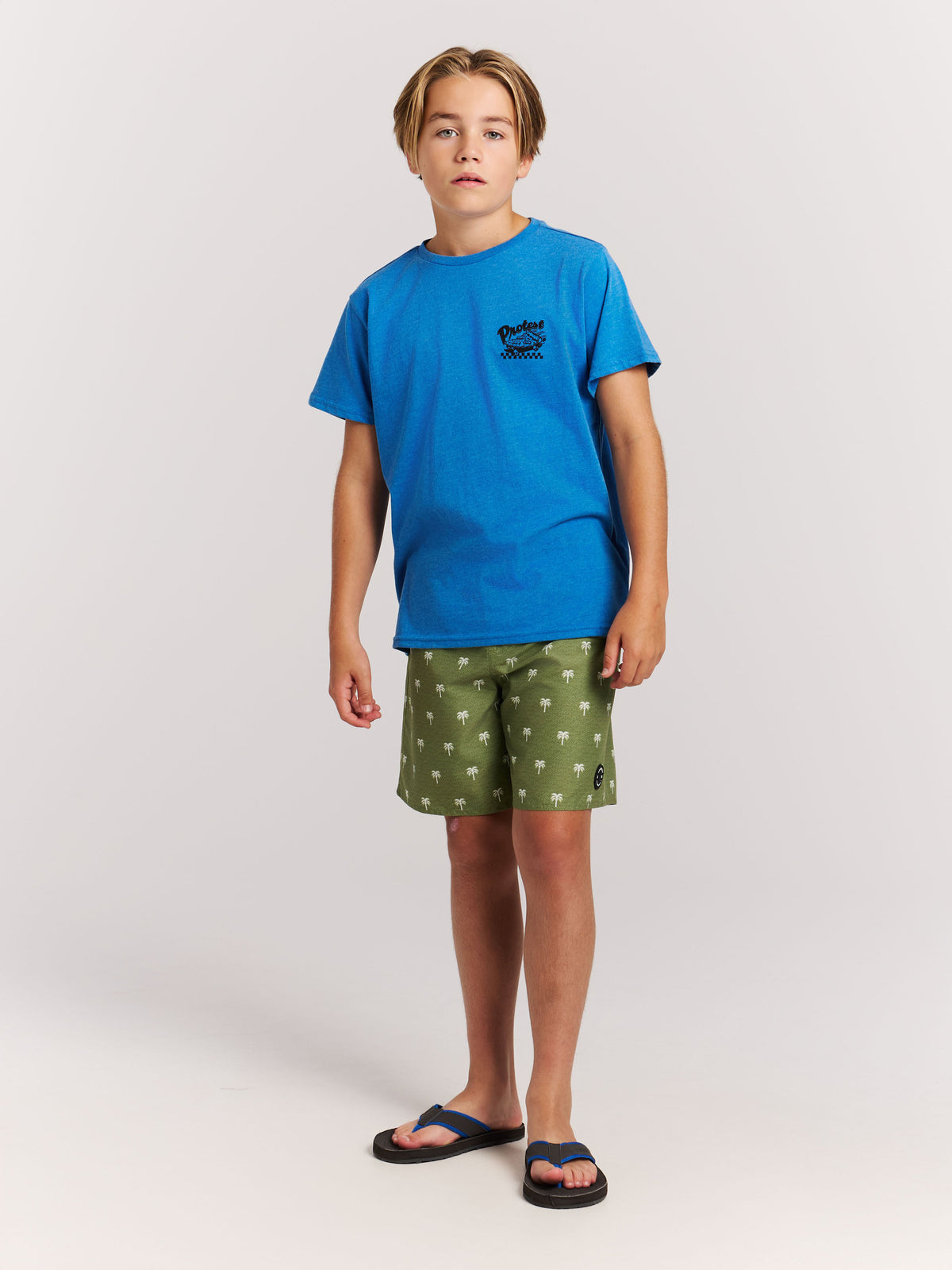 PROTEST PRTCalvin JR Beach Shorts | Fern Green