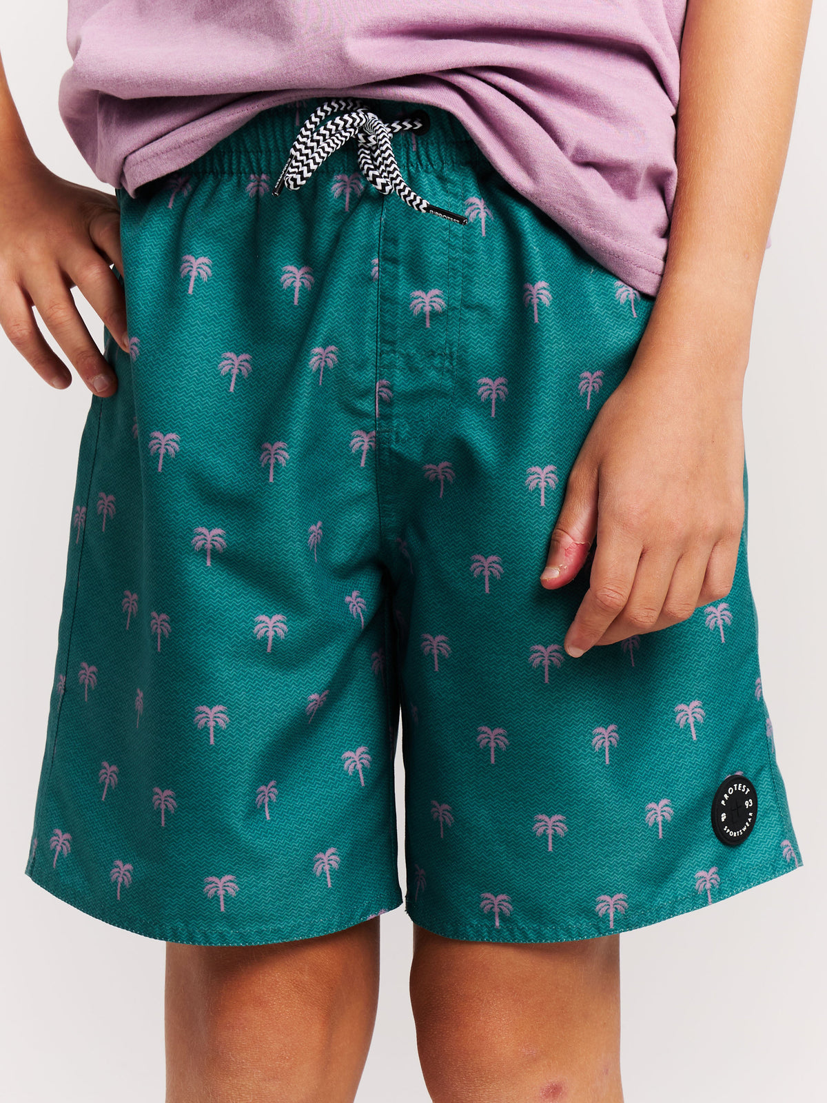 PROTEST PRTCalvin JR Beach Shorts | Dark Teal