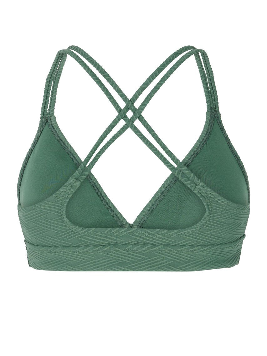 PROTEST MIXSupera 25 Triangle Bikini Top | Veggie Green