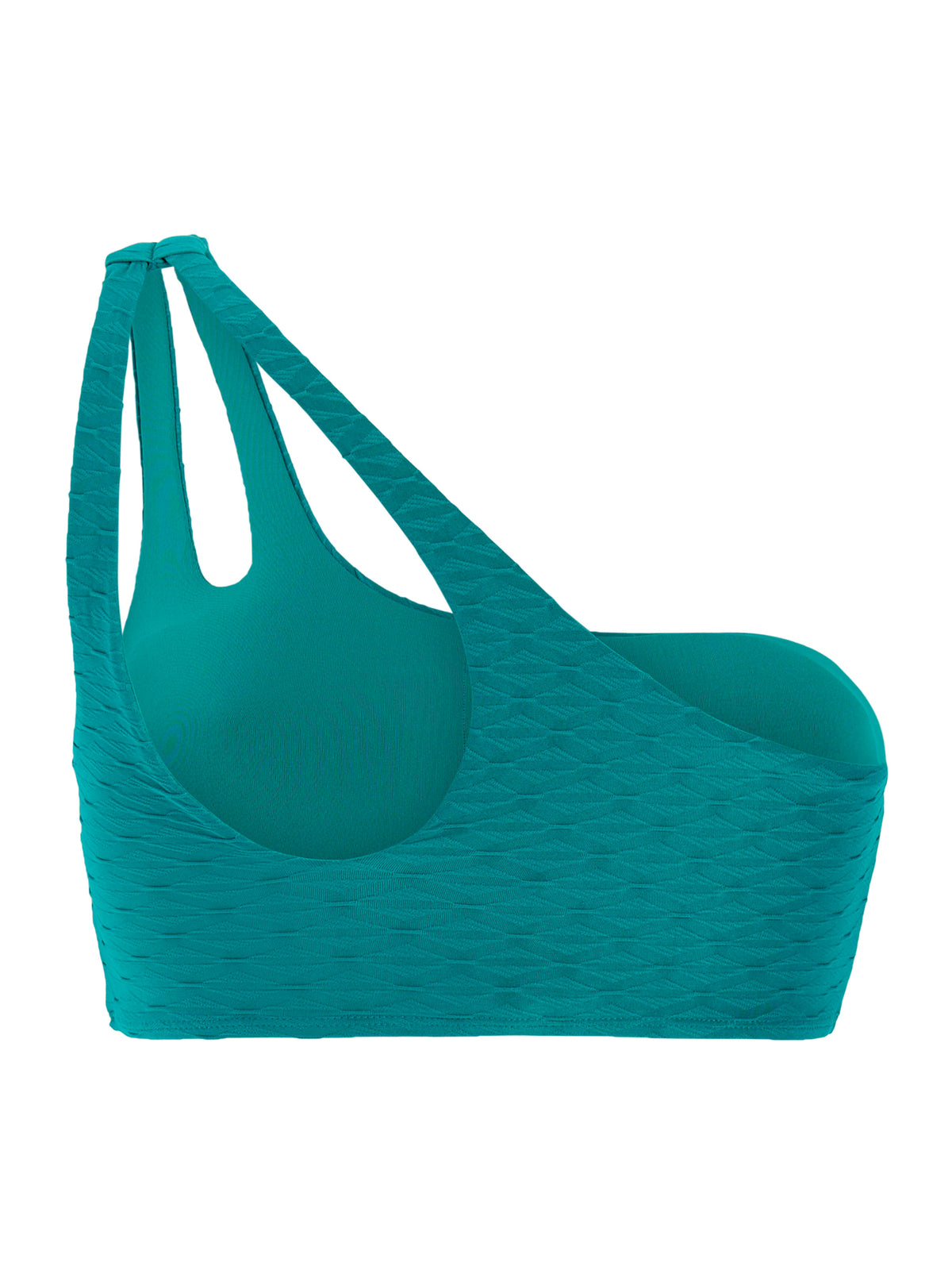 PROTEST MIXMarlea One Shoulder Bikini Top | Peacock Green