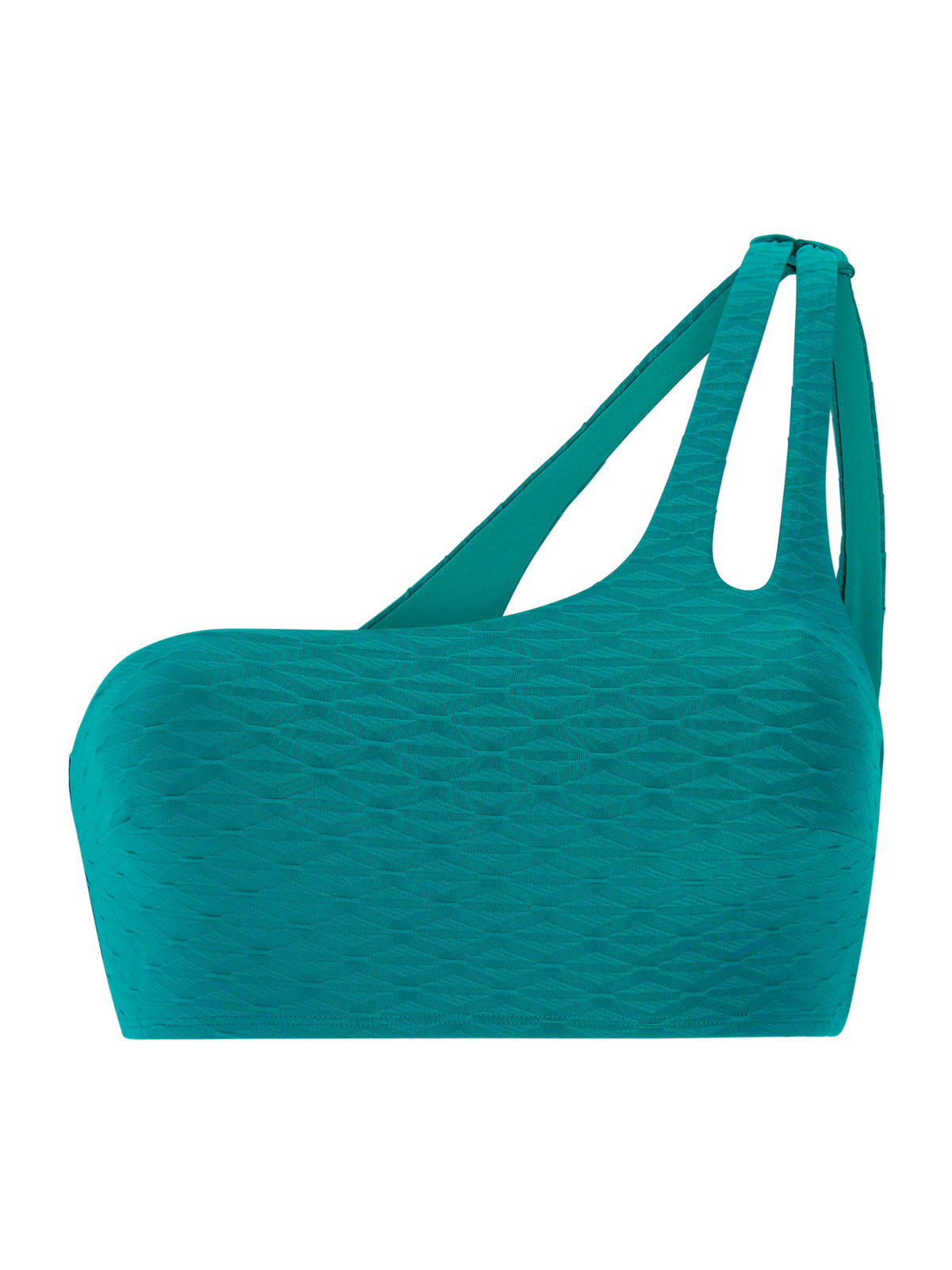 PROTEST MIXMarlea One Shoulder Bikini Top | Peacock Green