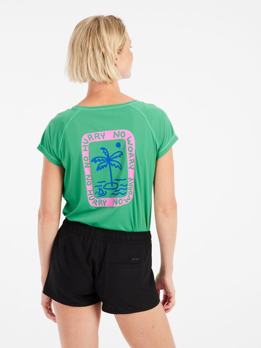 PROTEST PRTHappy Rash guards | Jardin Green