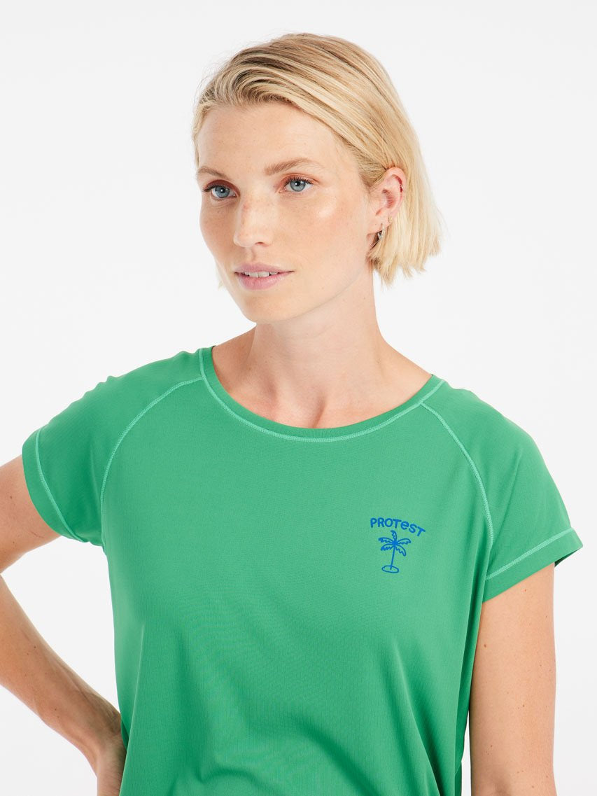 PROTEST PRTHappy Rash guards | Jardin Green