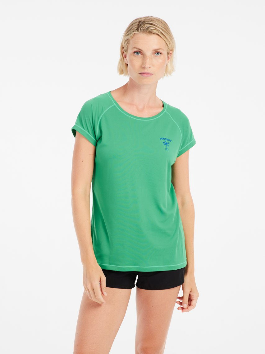 PROTEST PRTHappy Rash guards | Jardin Green