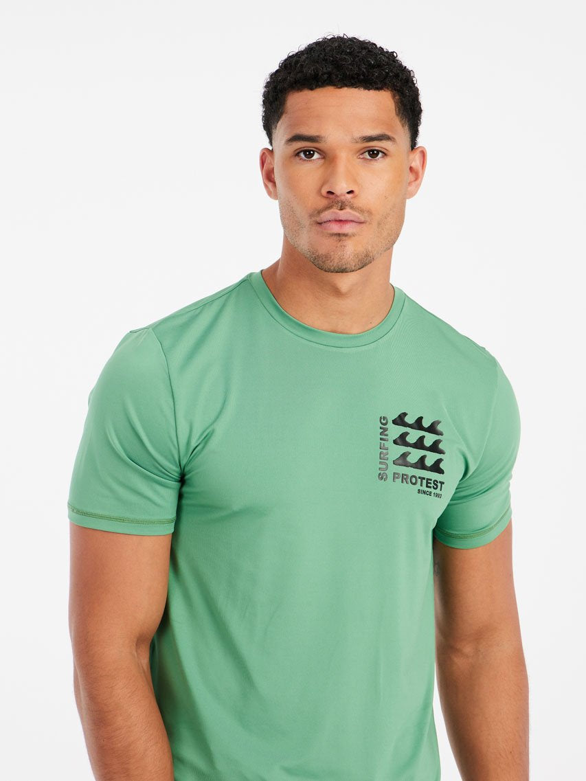 PROTEST PRTDeer Rash guards | Cactus Green