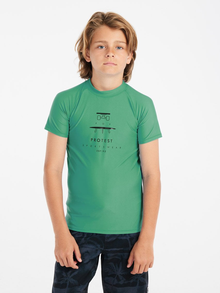 PROTEST PRTEric JR Rashguard Shor | Cactus Green