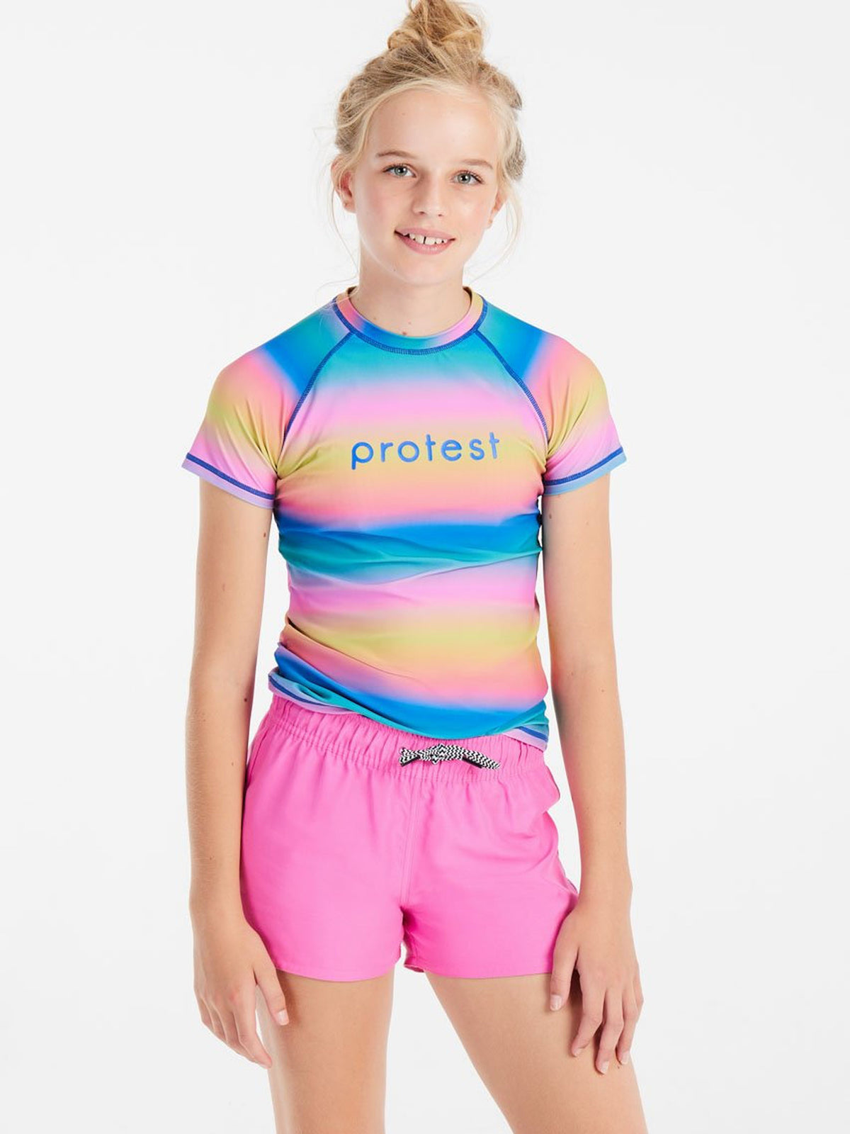 PROTEST PRTTicket JR Rash guards | Smoothie Pink