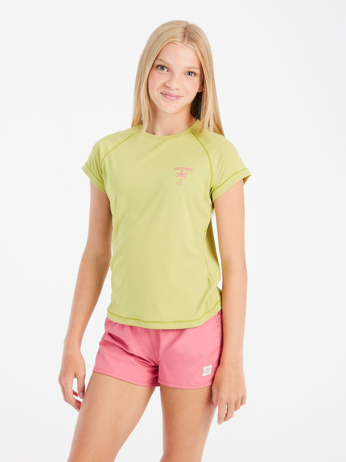 PROTEST PRTFunny JR Rash guards | Sour Green