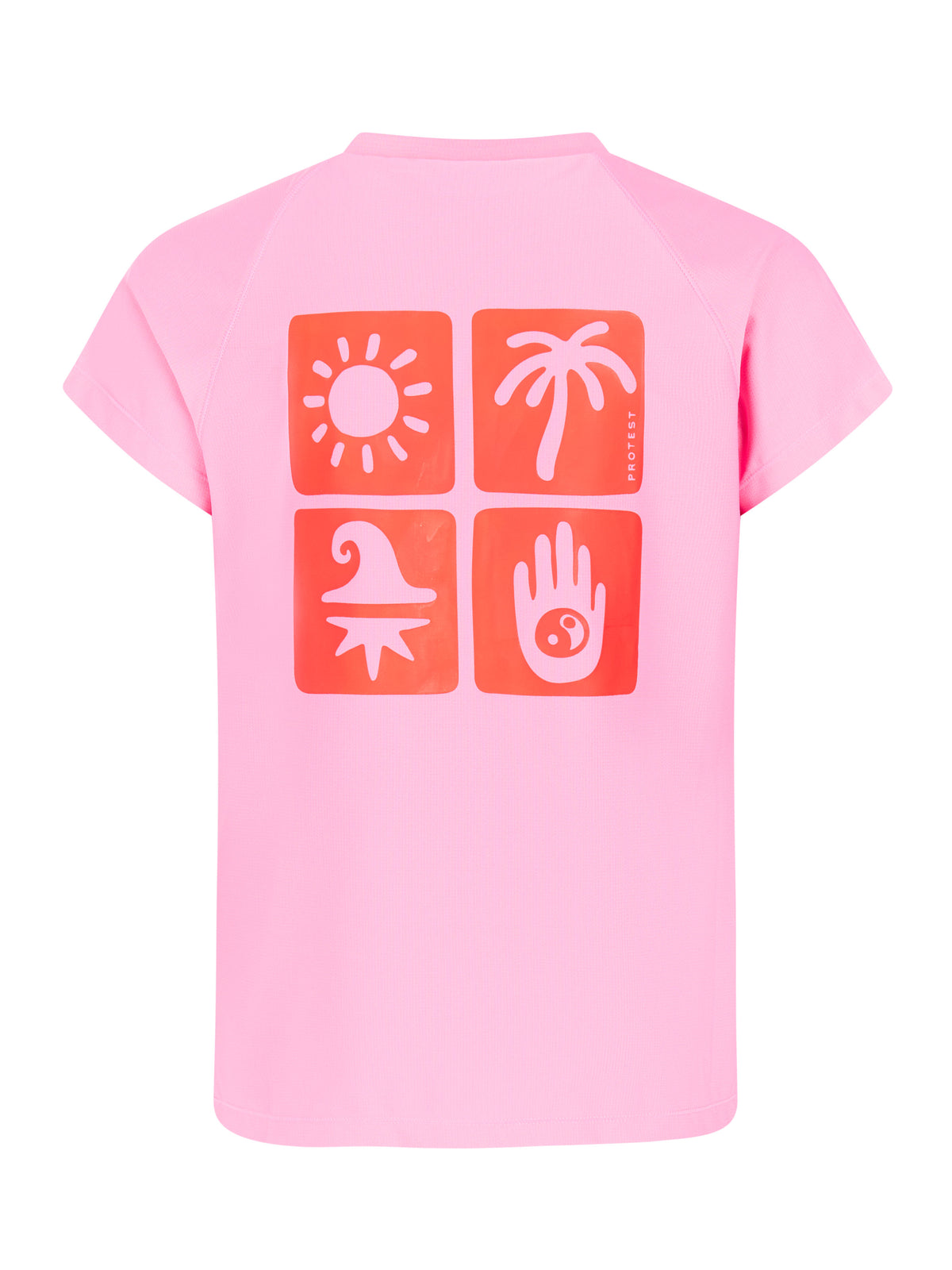 PROTEST PRTSherrys JR Surf Shirt | Cheeky Pink