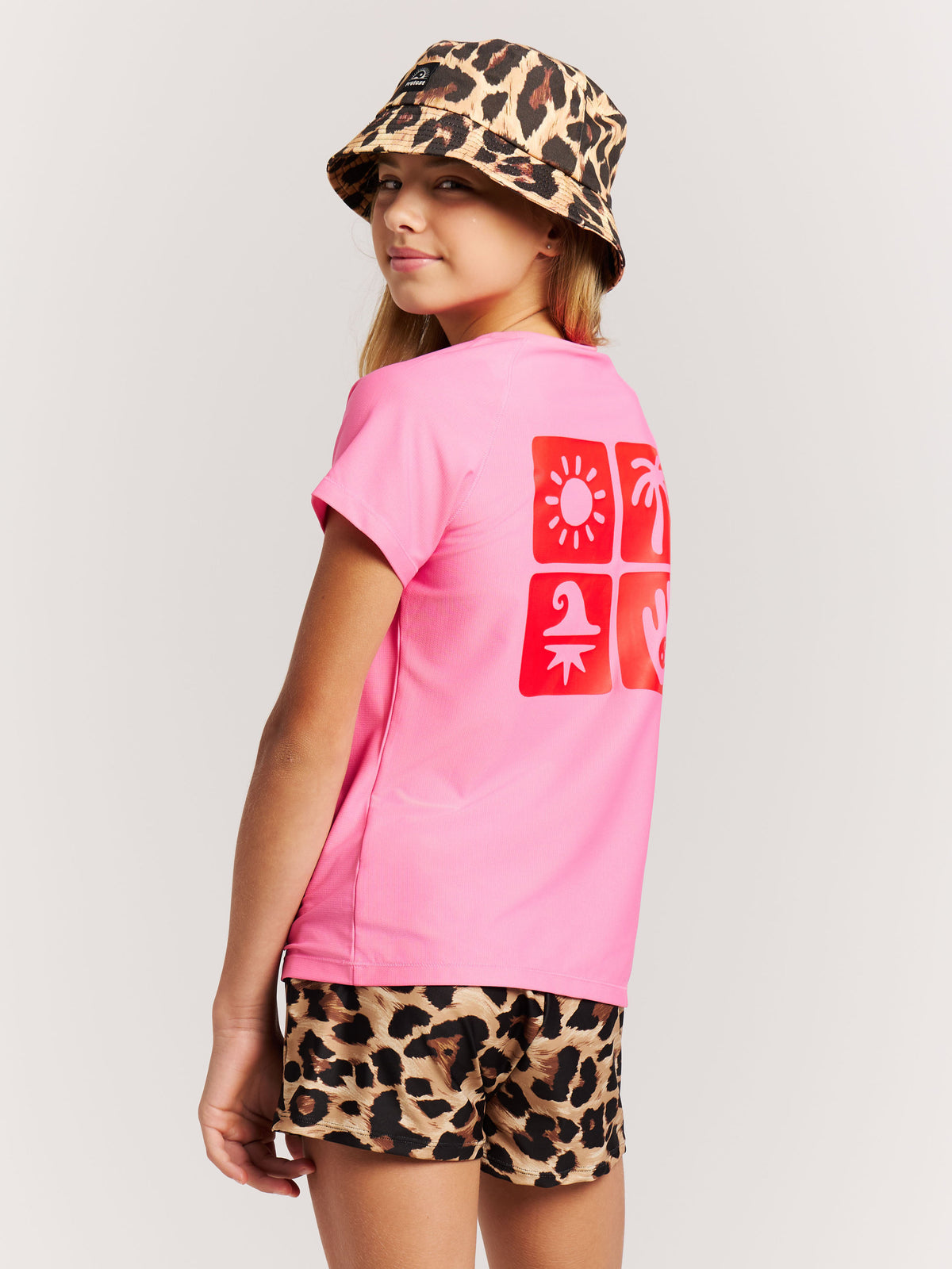 PROTEST PRTSherrys JR Rashguards Shortsleeve | Cheeky Pink
