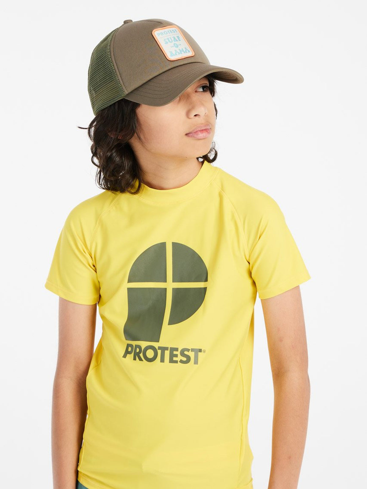 PROTEST PRTBERENT JR Surf T-shirts Shortsleeve | Maize Yellow