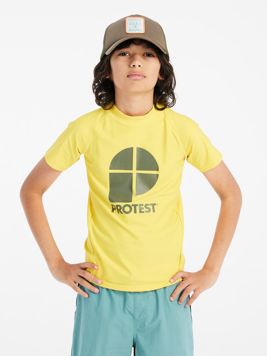 PROTEST PRTBERENTS JR Surf T-Shirt Sho | Maize Yellow