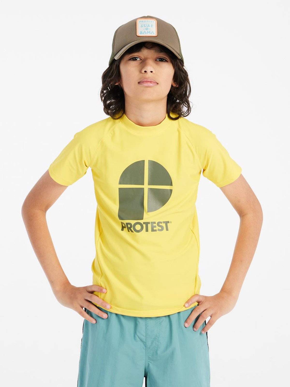 PROTEST PRTBERENT JR Surf T-shirts Shortsleeve | Maize Yellow
