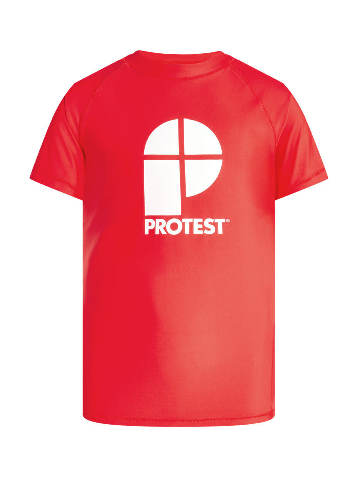 PROTEST PRTBERENTS JR Surf T-Shirt Sho | Scarlet Red