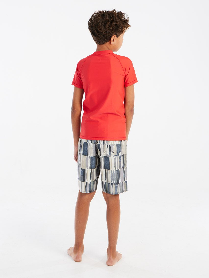 PROTEST PRTBERENTS JR Surf T-Shirt Sho | Scarlet Red