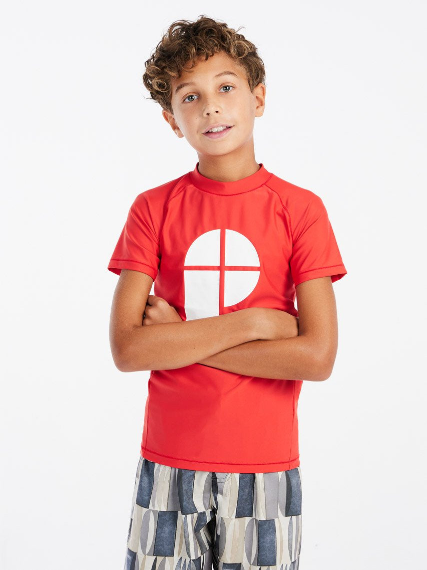 PROTEST PRTBERENTS JR Surf T-Shirt Sho | Scarlet Red