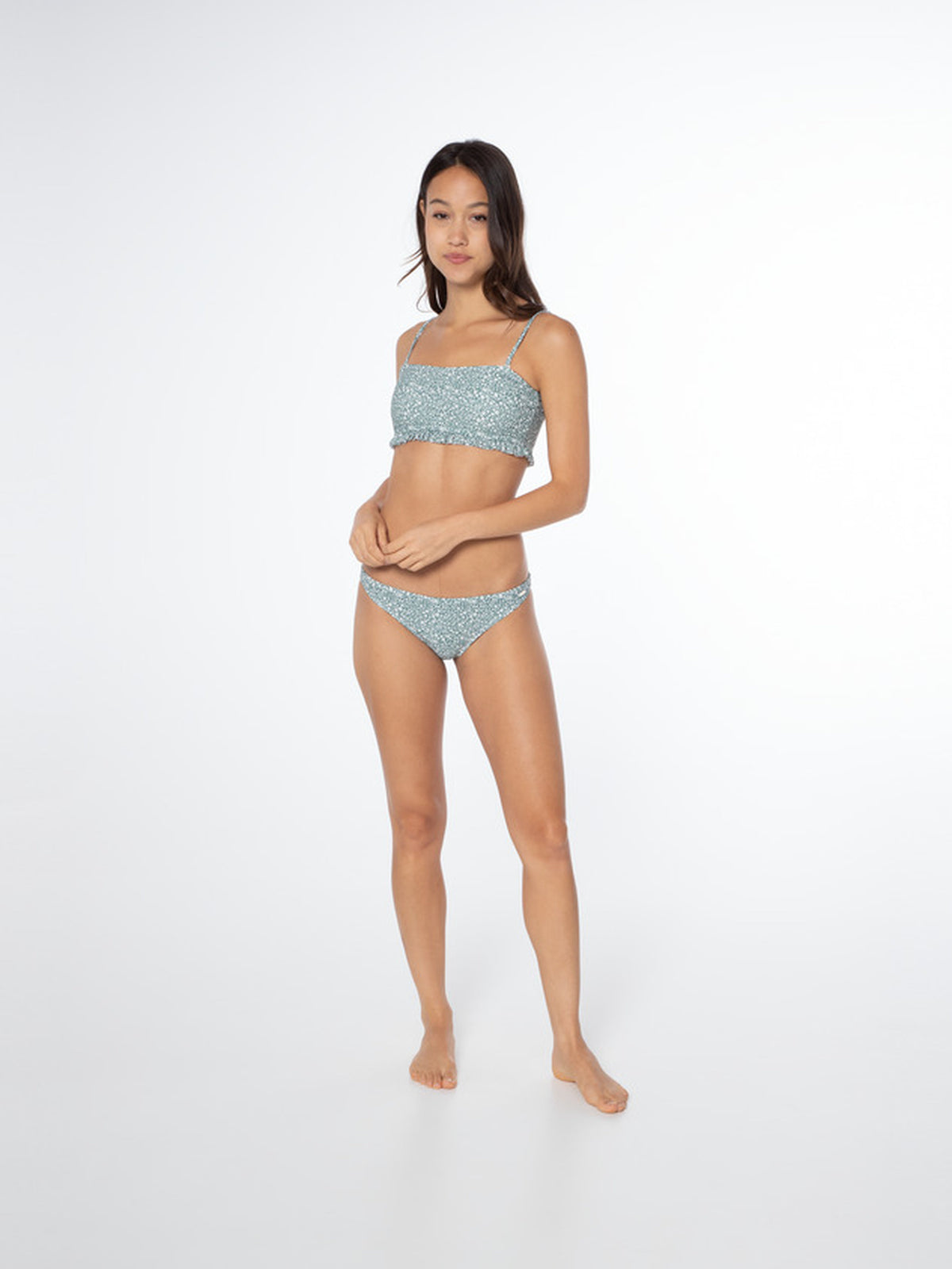 PROTEST PRTCAPELO bandeau bikini | Glass Bottlegreen