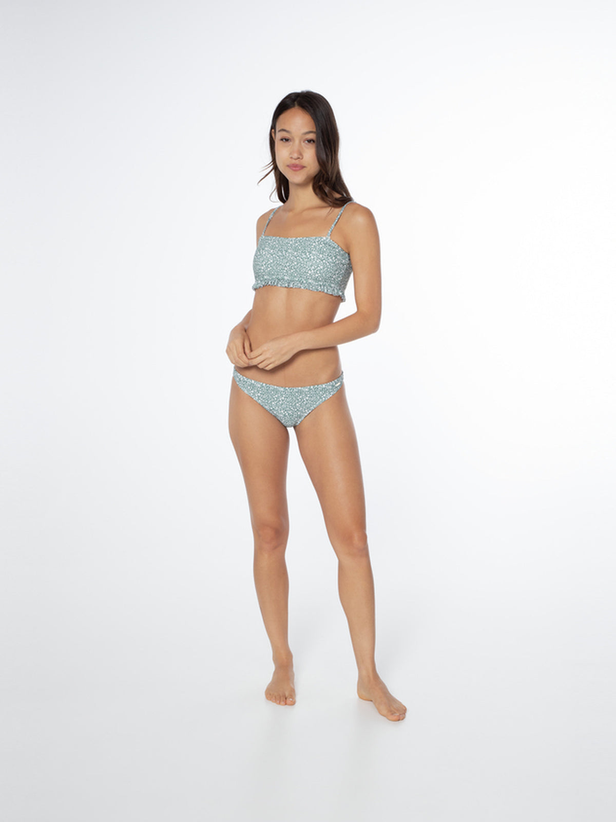 PROTEST PRTCAPELO bandeau bikini | Glass Bottlegreen