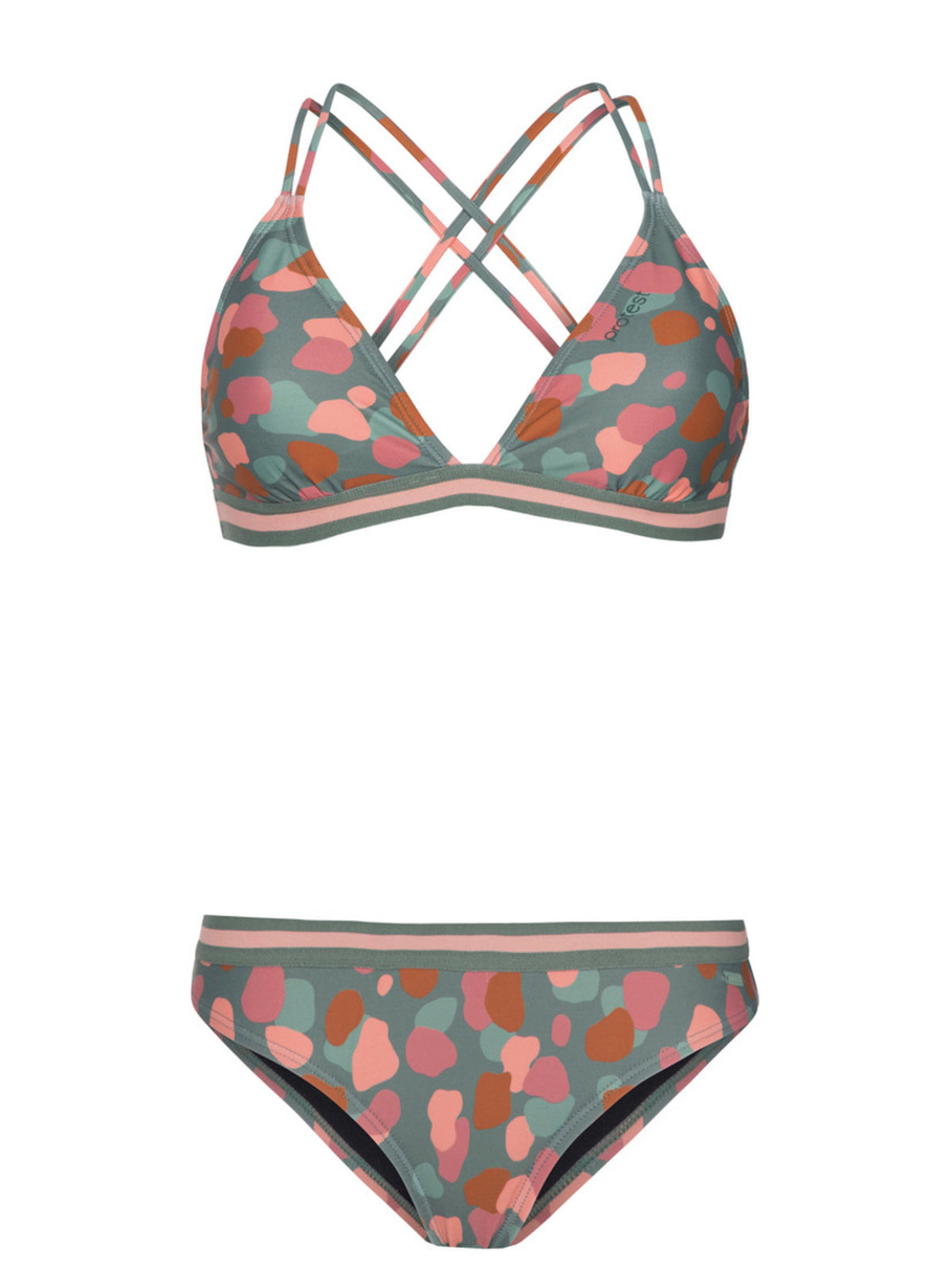PROTEST PRTHATYAI Triangle Bikini | Glass Bottlegreen
