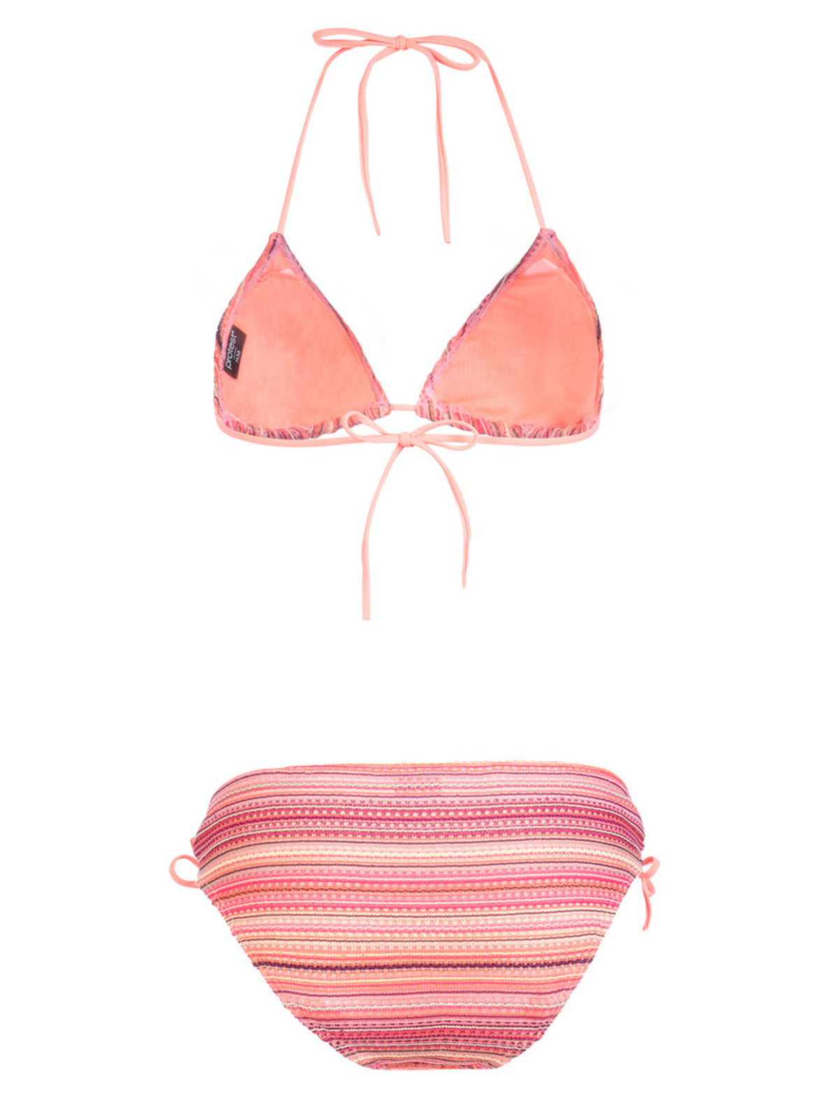 PROTEST BONDI 19 Triangle Bikini | Coral Blaze