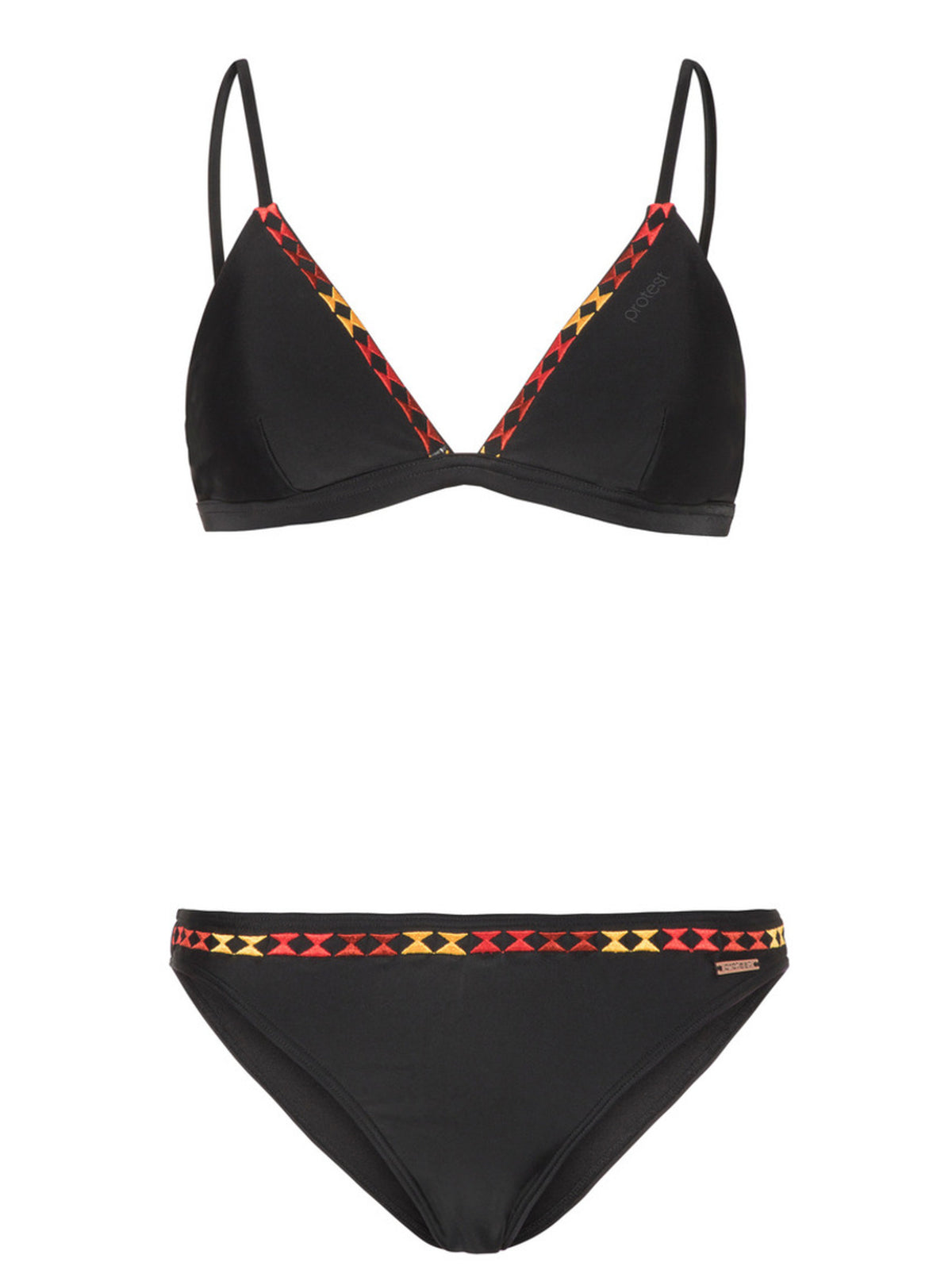 PROTEST LOVINO 21 triangle bikini | True Black