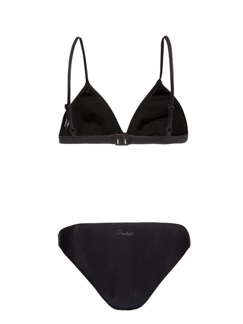 PROTEST LOVINO triangle bikini | True Black