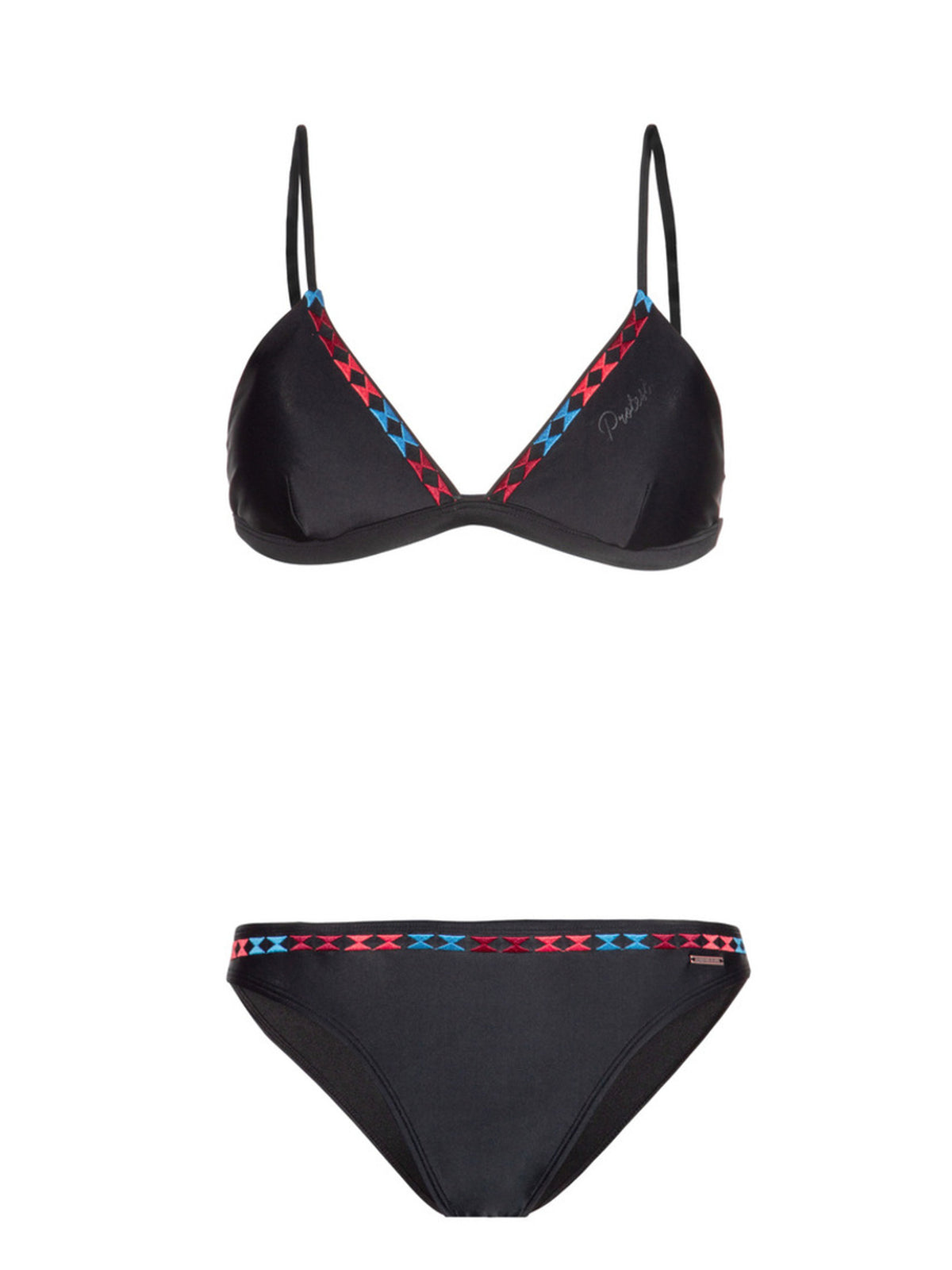 PROTEST LOVINO triangle bikini | True Black