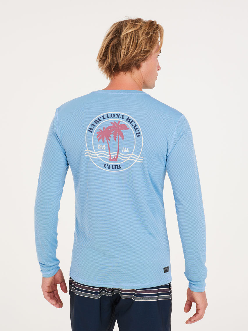 PROTEST PRTGRANT surf T long slee | Dusk Blue