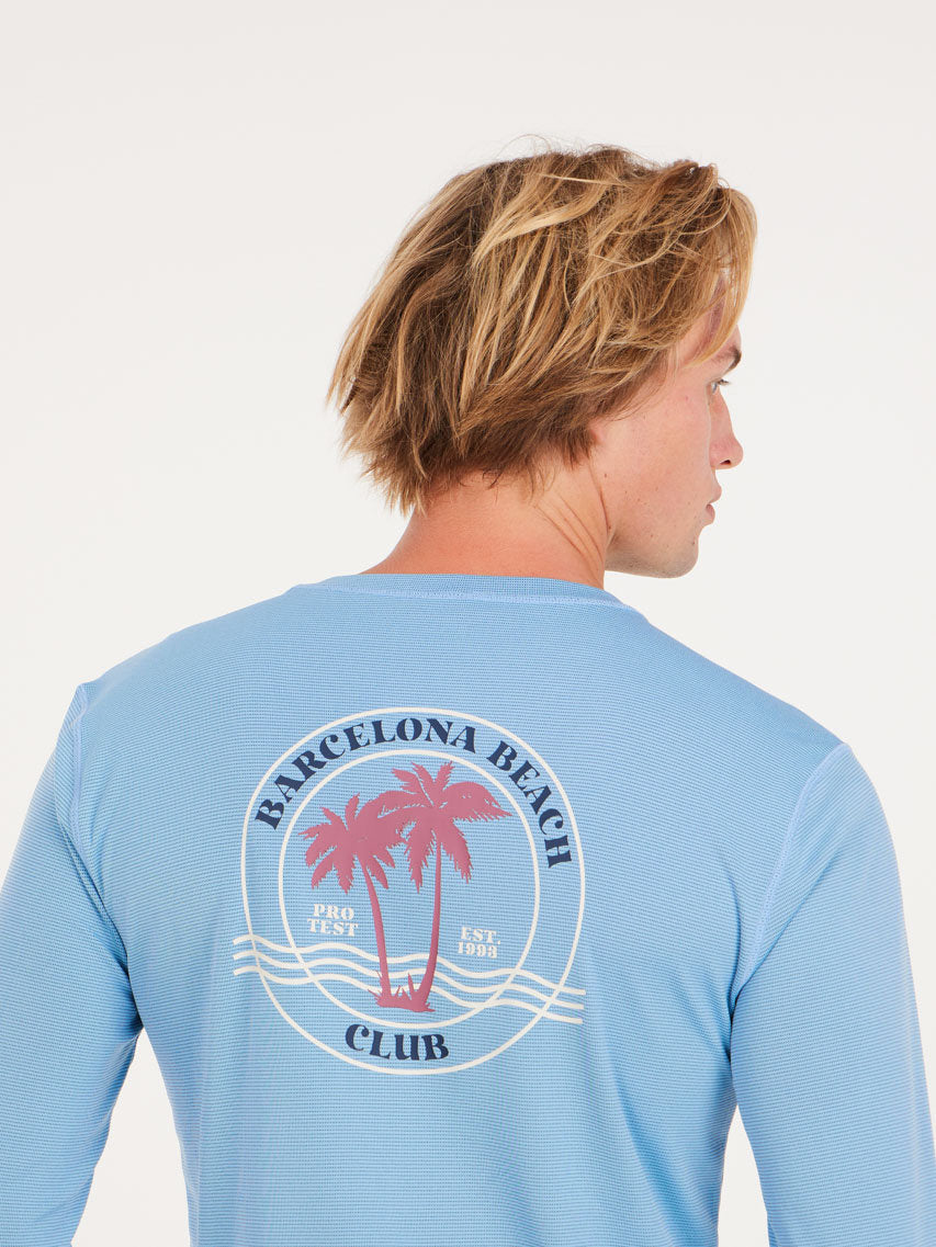 PROTEST PRTGRANT surf T long slee | Dusk Blue