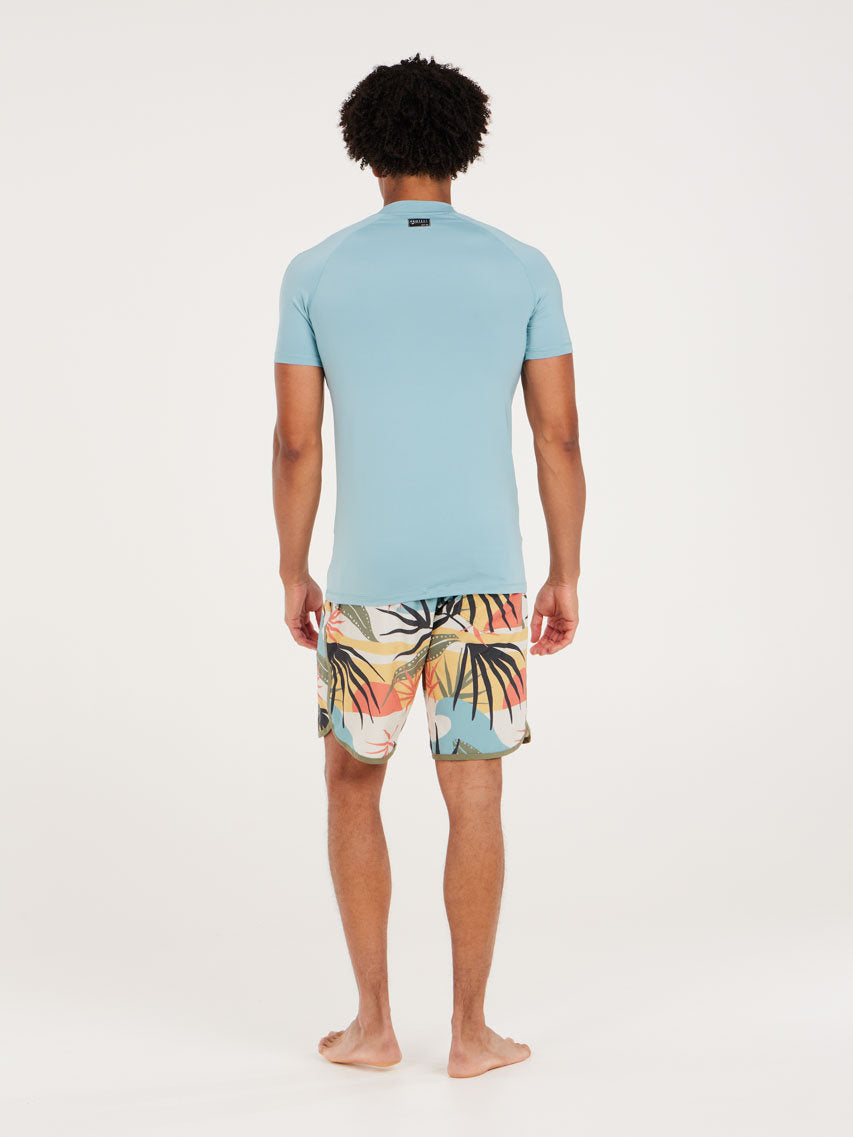 PROTEST PRTENFORD rashguard short | Tourmaline Blue